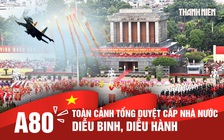 Toàn cảnh tổng duyệt diễu binh diễu hành A80 tại Quảng trường Ba Đình