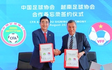 Chủ tịch VFF và CFA ký kết ghi nhớ hợp tác: Bóng đá Việt Nam, Trung Quốc cùng phát triển