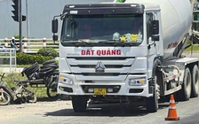 Quảng Ngãi: Xe trộn bê tông va chạm xe máy, một người tử vong tại chỗ