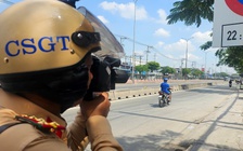 CSGT kiểm tra bắn tốc độ công khai, người vi phạm bị phạt vẫn đồng tình