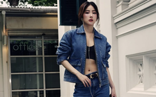 Áo khoác denim giúp nàng ghi điểm phong cách trong tiết trời giao mùa