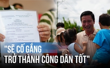 Phạm nhân được đặc xá ở dịp Quốc khánh: Sẽ nỗ lực sống lương thiện, là công dân tốt