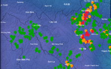 Miền Bắc nhiều nơi mưa lớn trên 100 mm, nguy cơ lũ quét, sạt lở đất