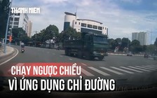 Xe ben chạy ngược chiều tại vòng xoay Vũng Tàu khiến nhiều người khiếp vía