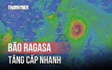Bão Ragasa tăng cấp nhanh, hướng vào Biển Đông với sức gió giật trên cấp 17