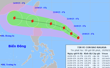 Bão Ragasa đang hướng vào Biển Đông, miền Bắc hứng 2 đợt mưa lớn