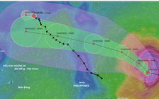 Bão Ragasa mạnh lên cấp 12, Biển Đông sẽ có sóng cao 10 m