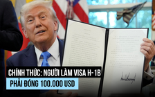 Tranh cãi quanh mức phí 100.000 USD cho visa H-1B của Mỹ