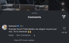 Messi và Mbappe chúc mừng Ousmane Dembele đoạt Quả bóng vàng, Ronaldo chưa biểu lộ cảm xúc