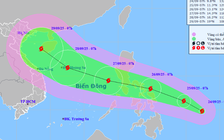 Sau bão số 9, Biển Đông đón bão Bualoi (bão số 10)