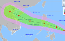 Hỏa tốc ứng phó bão Bualoi sắp đi vào Biển Đông