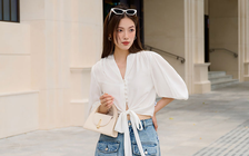 'Cặp đôi vàng' của nàng công sở là áo sơ mi trắng và chân váy