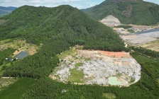 Bãi thải bột đá gây ô nhiễm môi trường