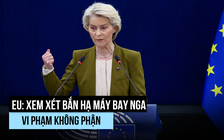 Lãnh đạo châu Âu nêu khả năng bắn máy bay Nga xâm phạm không phận