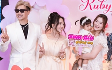 Thanh Trúc cùng con gái dự tiệc đầy tháng ái nữ nhà Chu Bin