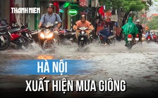 Hà Nội mưa giông dữ dội kéo dài do ảnh hưởng bão số 10