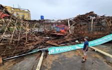 Khu du lịch Thiên Cầm tan hoang sau bão số 10