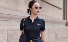 Chân váy denim, lựa chọn thông minh cho tiết thu mát dịu