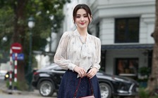 Chân váy dáng dài giúp nàng linh hoạt trong mọi bản phối