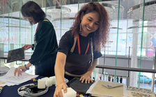 Tranh dân gian mộc bản Việt thu hút khách nước ngoài