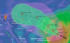 Bão số 7 mạnh lên cấp 9, sóng cao 5 m ở bắc Biển Đông