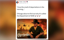 Tổng thống Trump dọa cho Chicago 'biết mùi vị' của Bộ Chiến tranh
