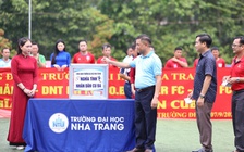 Sân cỏ Trường ĐH Nha Trang rộn ràng giải bóng đá vì nhân dân Cuba