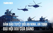 Toàn cảnh lễ xuất quân bảo đảm an ninh, trật tự Đại hội XIV của Đảng