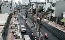 Dự án tuyến Chu Văn An sắp 'về đích', nhiều cột điện vẫn án ngữ giữa đường