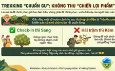 Leo núi Bà Đen thấy bảng 'check-in thì sang, hái trộm thì kém': Bạn nghĩ gì?