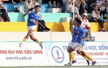 Cầu thủ 1,85 m ghi bàn thắng quý hơn vàng cho Trường ĐH Đồng Tháp tại TNSV THACO cup 2026
