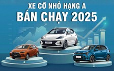 Xe cỡ nhỏ hạng A năm 2025: Doanh số giảm mạnh, Hyundai i10 dẫn đầu phân khúc