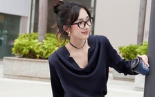 Áo không cổ ghi điểm cho vẻ ngoài thanh lịch nhờ sự giản đơn