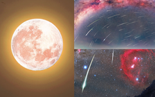 Tối nay 3.1, người Việt xem siêu trăng và mưa sao băng cực đại đầu tiên 2026