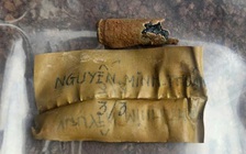 Quảng Trị: Phát hiện hài cốt liệt sĩ cùng mảnh giấy ghi tên 'Nguyễn Minh Thuận'