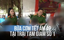 Bữa cơm Tết ấm áp của phạm nhân và gia đình tại Trại tạm giam số 1