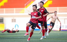 Trường ĐH Quy Nhơn 1-1 (4-3) Trường CĐ Kinh tế đối ngoại: Giành suất VCK nghẹt thở