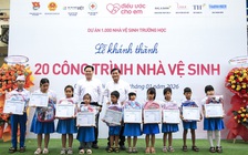 Trao học bổng, khánh thành 20 nhà vệ sinh cho học sinh Quảng Ngãi: Chung tay vì tương lai