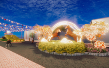 Chợ hoa xuân 'Trên bến dưới thuyền' ở phường Phú Định, TP.HCM bắt đầu từ 2.2