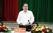 Chủ tịch Quốc hội Trần Thanh Mẫn làm việc với Ủy ban bầu cử Vĩnh Long