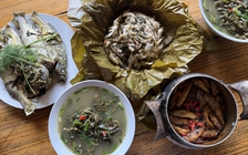 Về xứ Mường: 'Quái ngư' sông Đà trong cỗ lá Mường