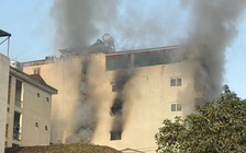Cháy nhà dân 7 tầng ở Hà Nội
