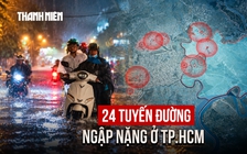 159 điểm ngập ở TP.HCM: Bản đồ 24 tuyến ngập nặng thường xuyên cần lưu ý