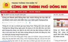 Vụ 'sinh viên đón xe đi Vũng Tàu bị chở tới biên giới Campuchia' là chuyện bịa đặt
