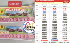 Xổ số miền Nam ngày 23 tháng 10: Cọc vé trúng 39,2 tỉ đài Bình Dương lộ diện