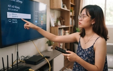 Nên kết nối Smart TV bằng Wi-Fi hay Ethernet?