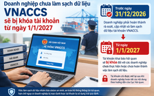 Doanh nghiệp chưa làm sạch dữ liệu hải quan sẽ bị khóa tài khoản từ ngày 1.1.2027