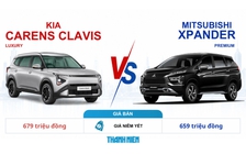 Xe 7 chỗ dưới 700 triệu: chọn KIA Carens Clavis hay Mitsubishi Xpander?