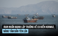 Iran nhấn mạnh lập trường về eo biển Hormuz, nâng tầm bắn tên lửa