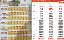 Xổ số miền Nam ngày 1 tháng 2: Bất ngờ vé trúng đài Tiền Giang